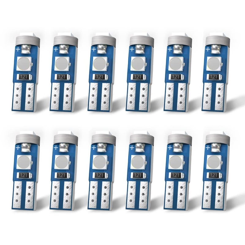 Nanpoku مصباح LED نانبوك سوبر برايت 12X T5 74 73 37 2721 لعداد لوحة القيادة (أزرق) - Image 1